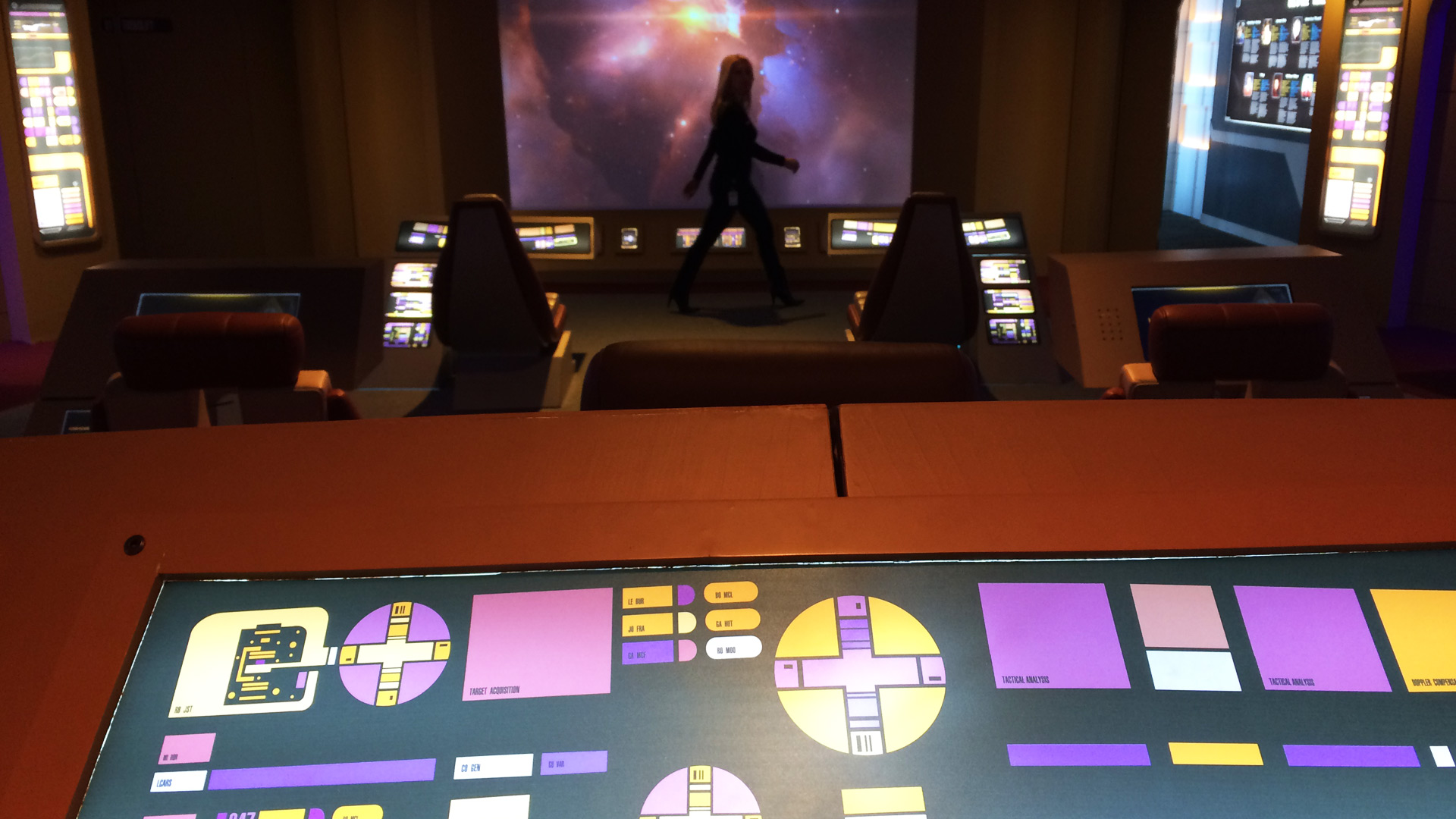 Telus Spark: Star Trek the Starfleet Academy Experience Bridge Command Center