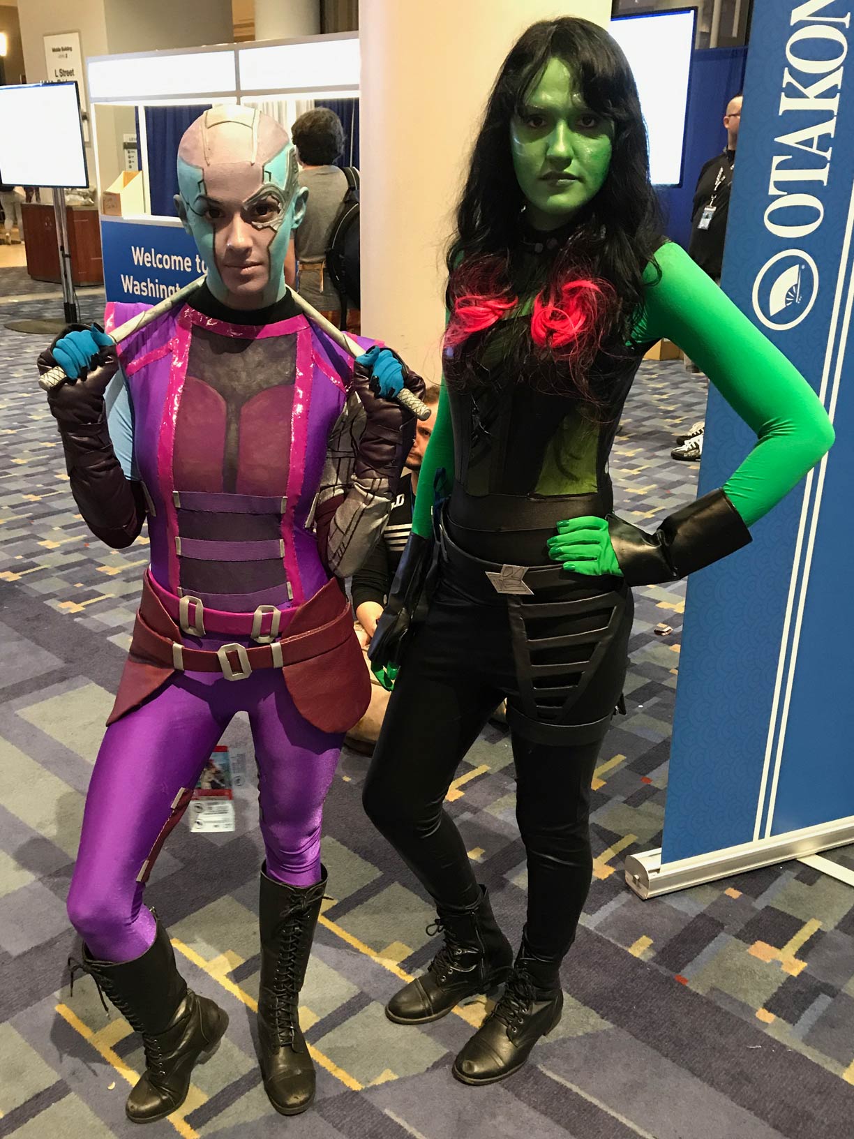 Otakon 2017 Cosplay Day 2 Nebula and Gamora