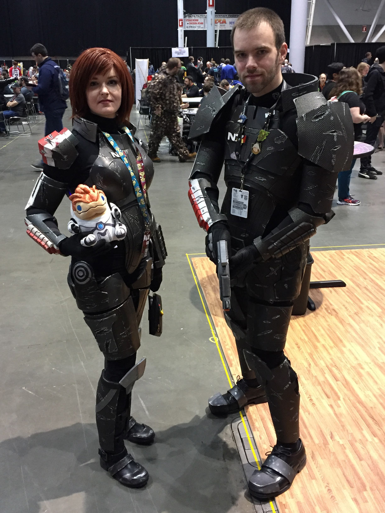 Pax East 2017 Cosplay Day 1 Femshep and Shepard