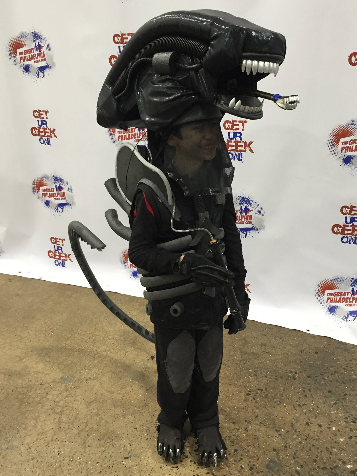 The Great Philadelphia Comic Con 2017 Cosplay Day 2 Alien Kid