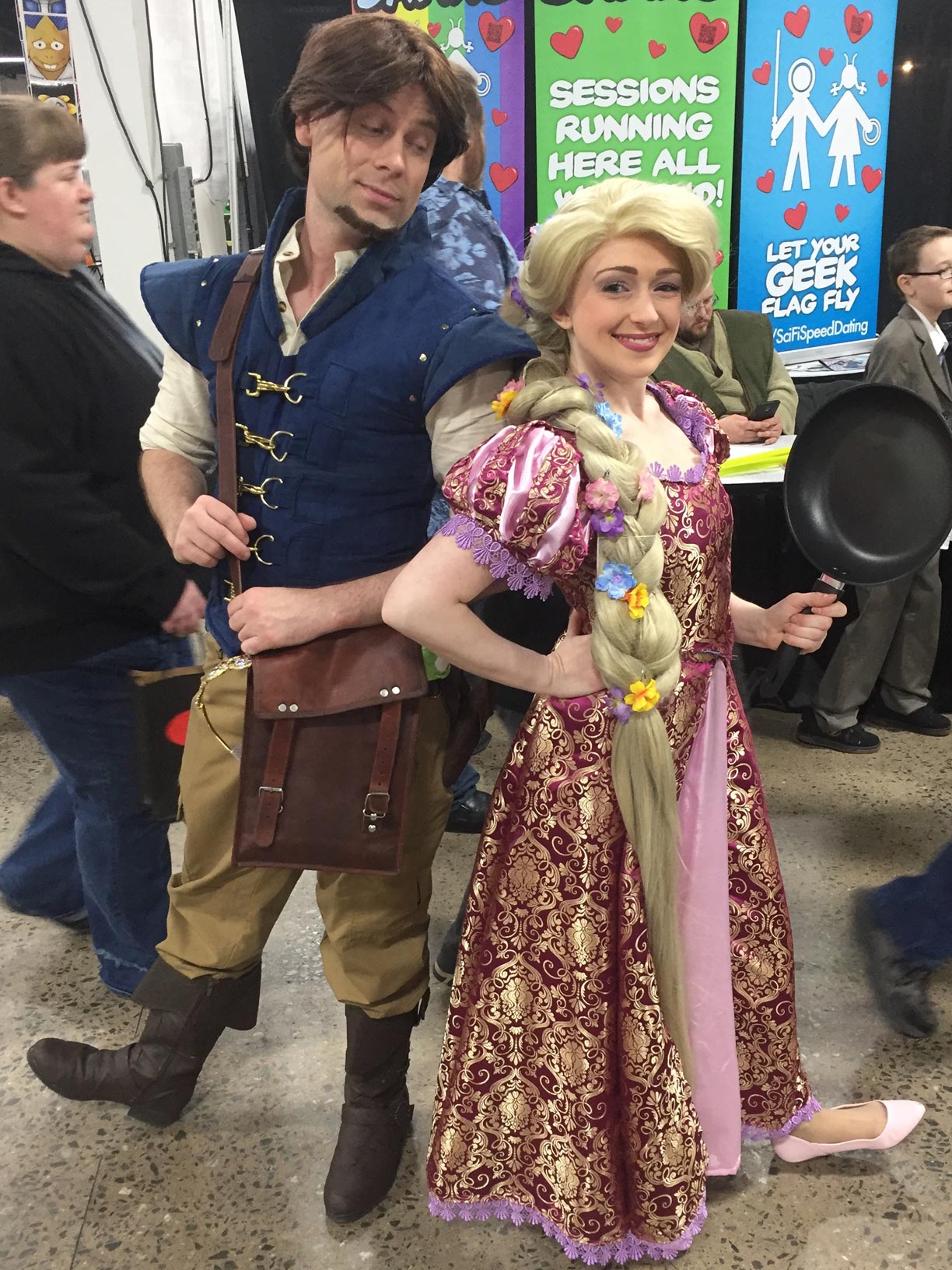 The Great Philadelphia Comic Con 2017 Cosplay Day 3 Rapunzel and Finn