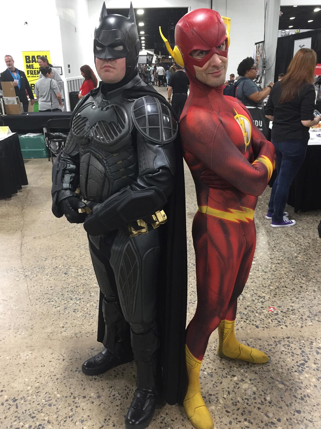 The Great Philadelphia Comic Con 2017 Cosplay Day 3 Batman and Flash