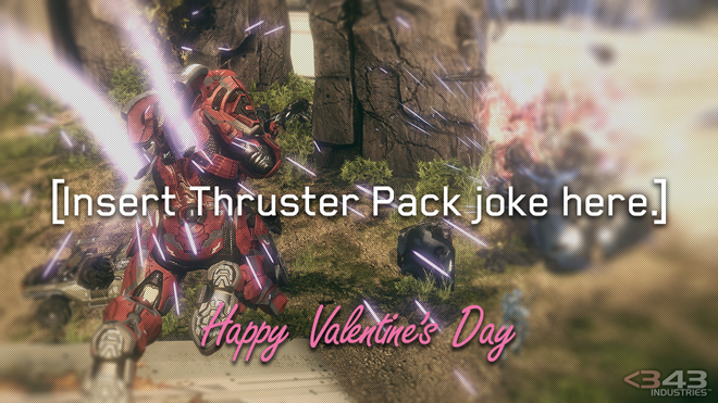 Halo Valentines Day Card