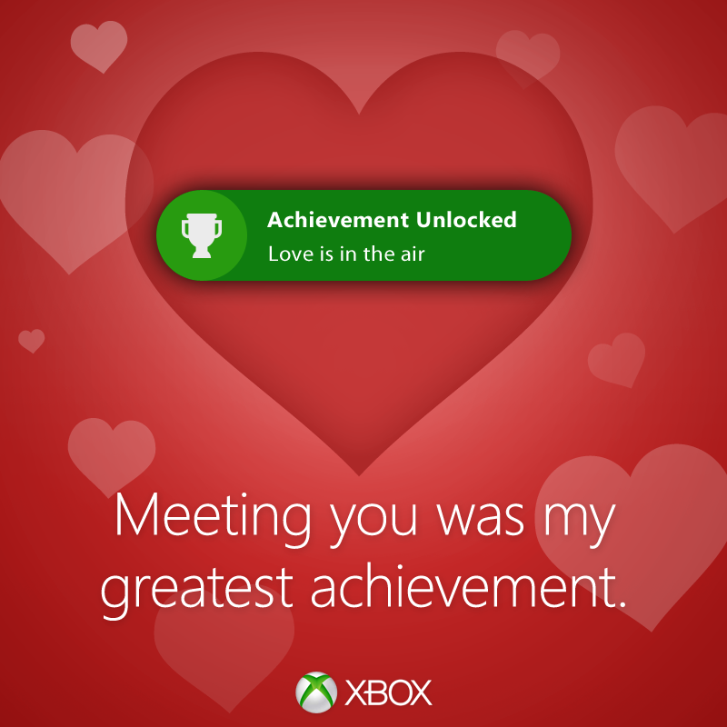 Xbox Valentines Day Card