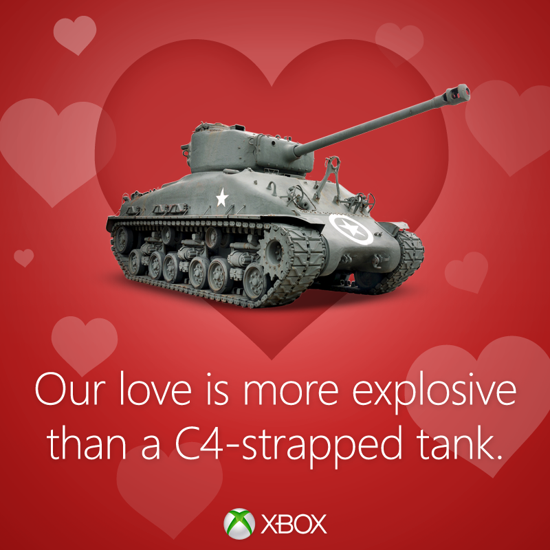 Xbox Valentines Day Card