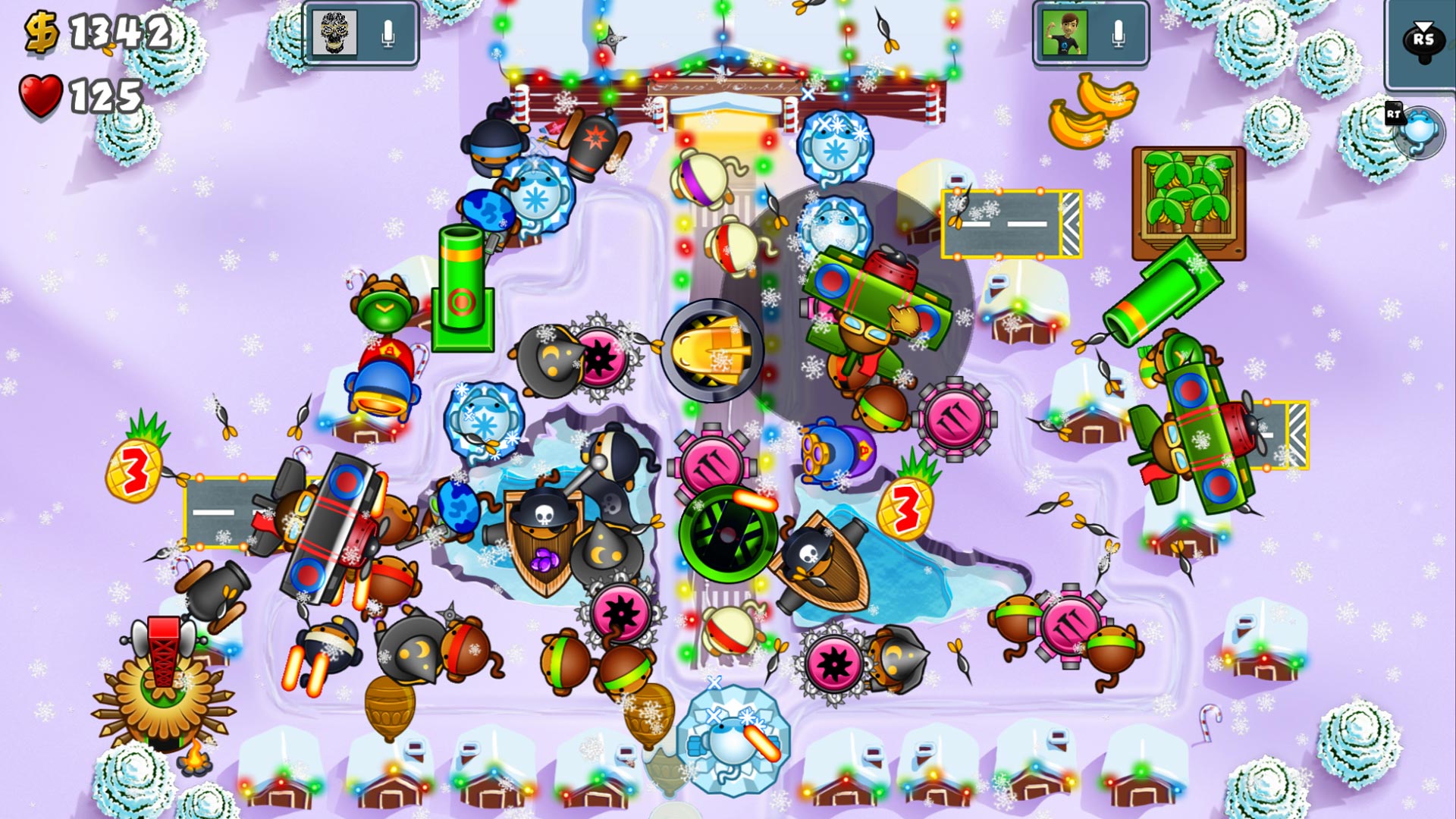 Bloons TD5 Xbox One Screenshot Coop Skycaptin5 and FncWill