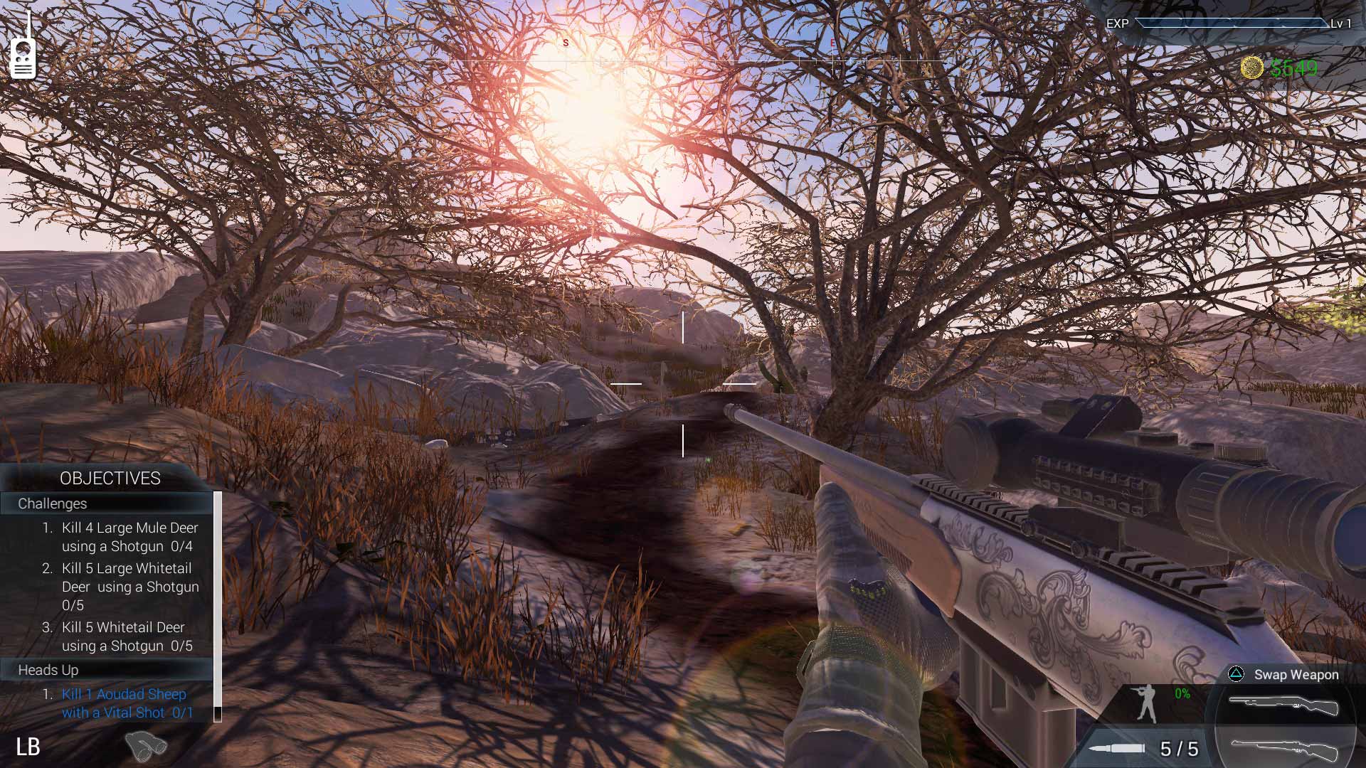 Deer Hunter: Reloaded Xbox Wallpaper Screenshot