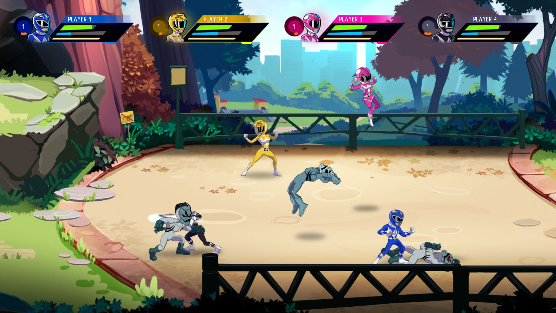 Power Rangers: Mega Battle Screenshot