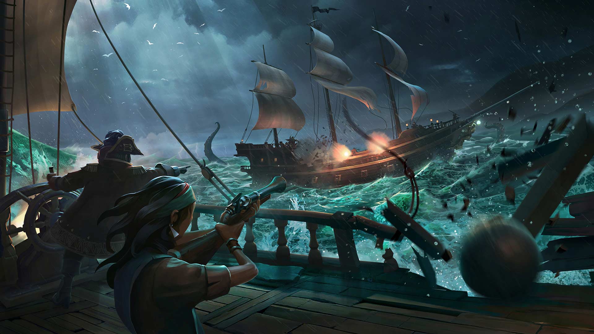 Sea of Thieves Pirate ship Screenshot