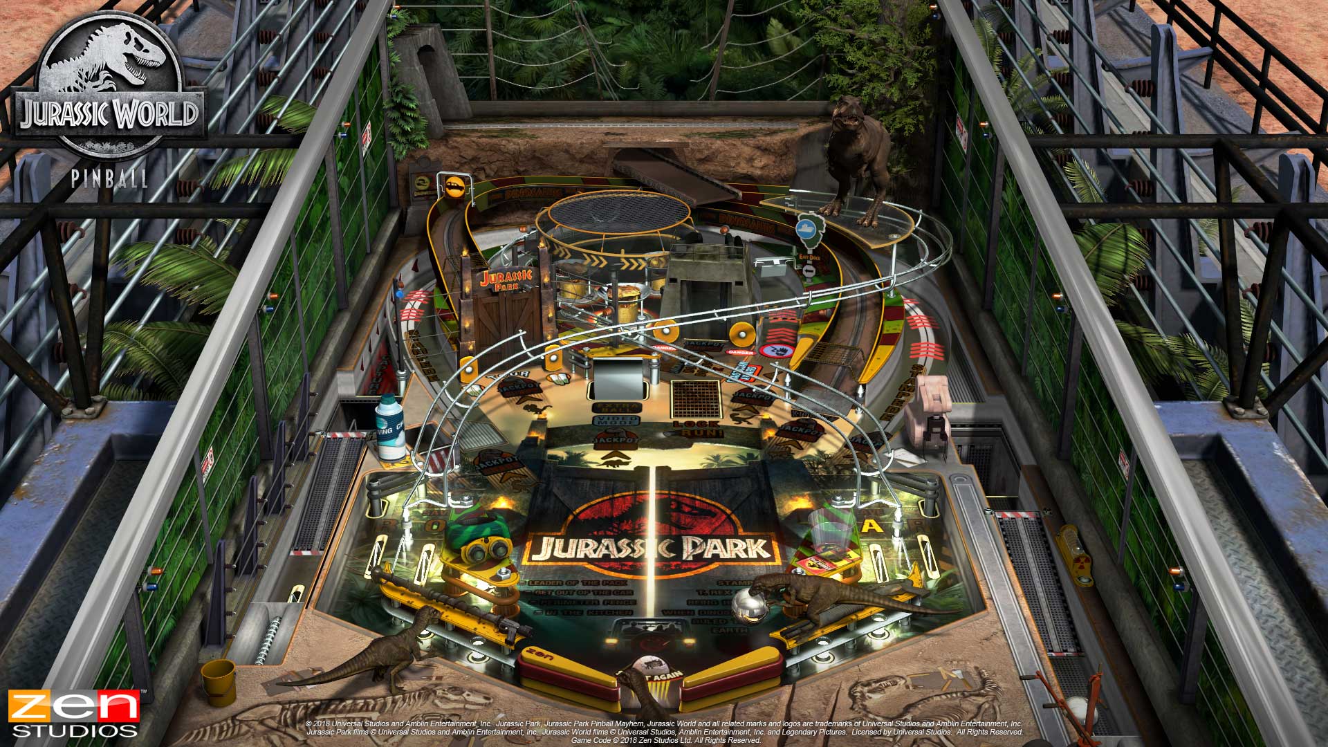 Pinball FX3 Jurassic Park Table
