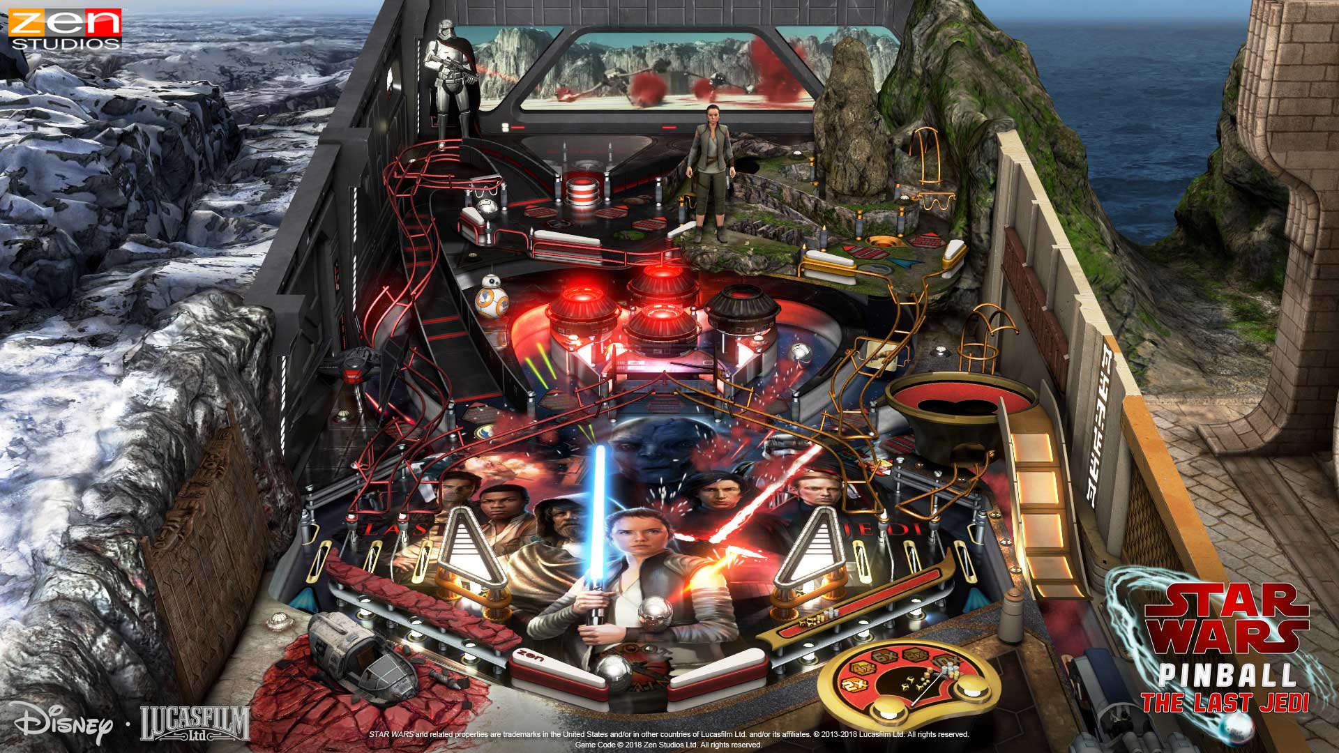 Pinball FX3 Star Wars the Last Jedi Table