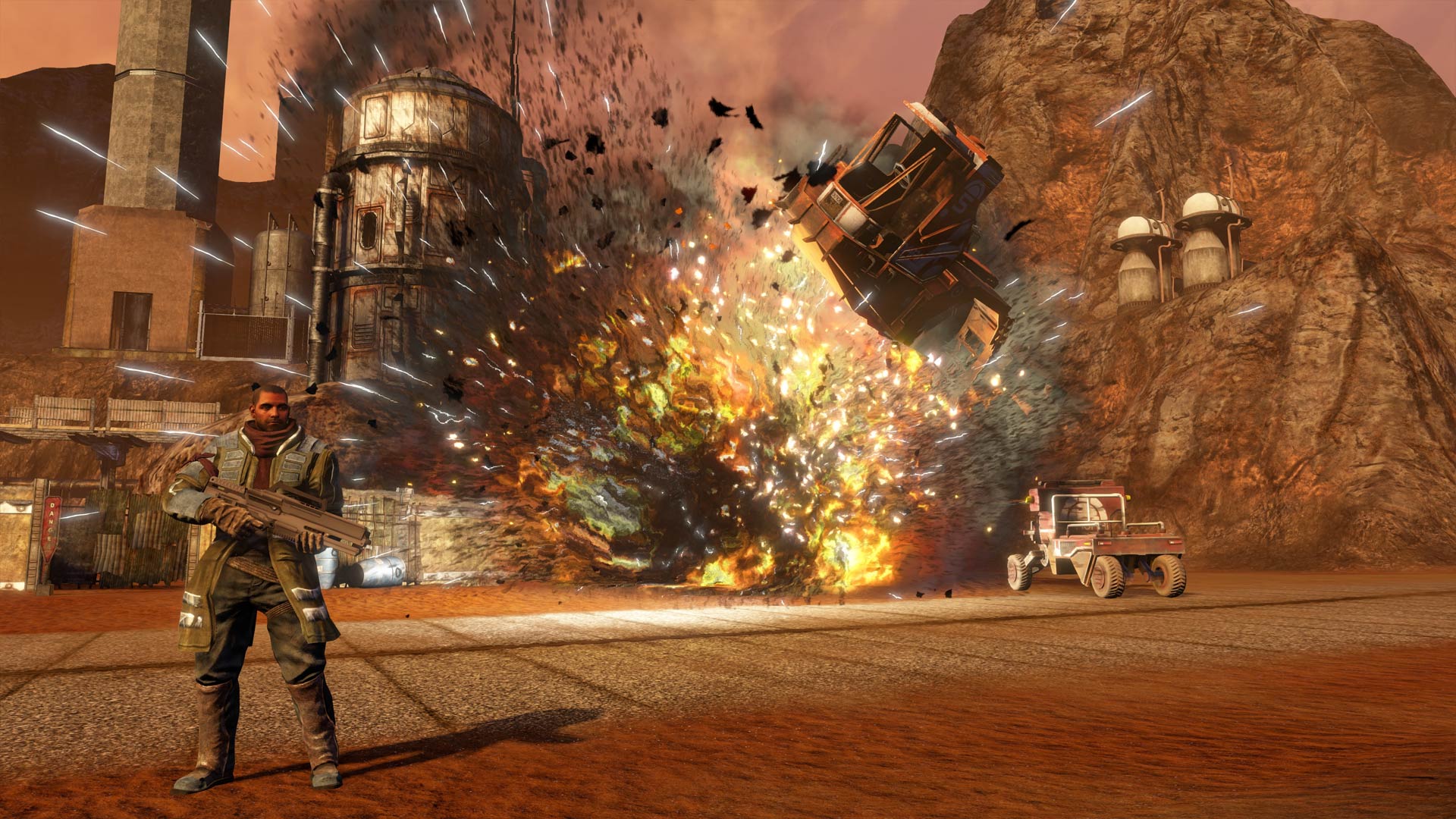 Red Faction Guerrilla Remastered destruction Xbox Wallpaper Screenshot