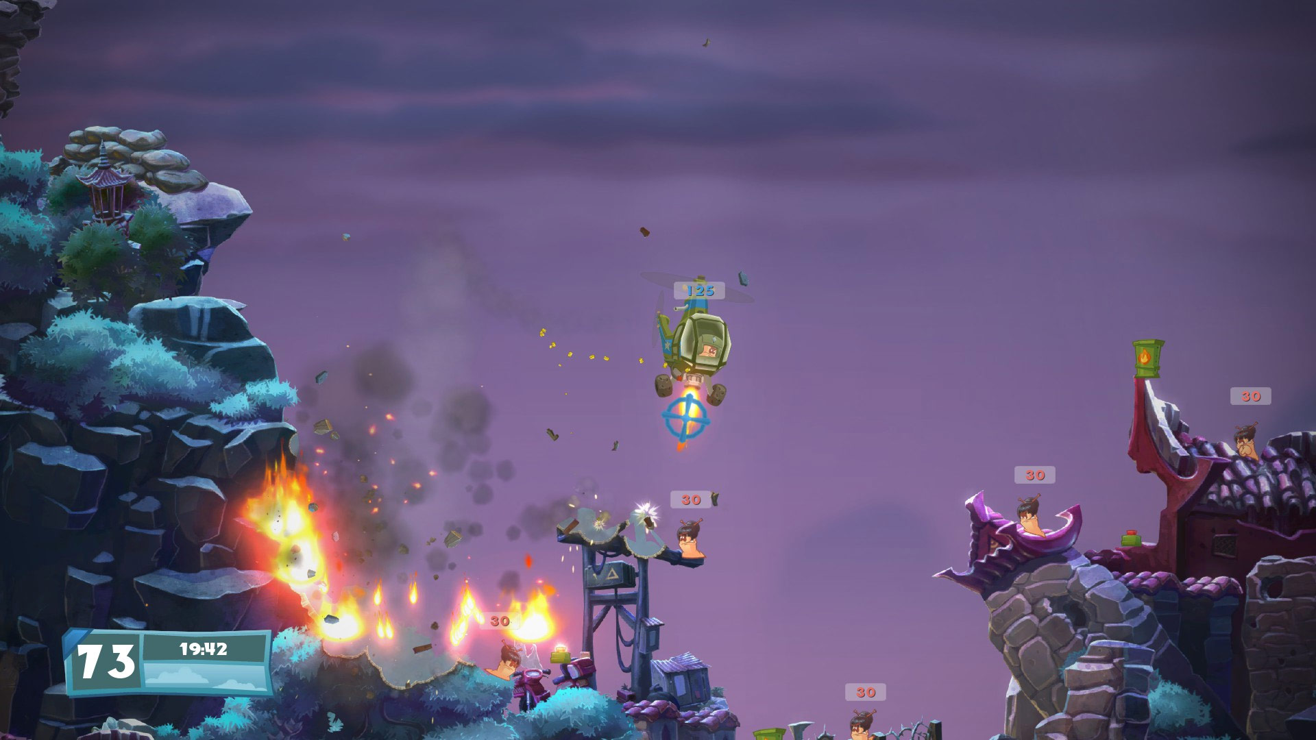 Worms WMD Review Xbox Wallpaper Screenshot