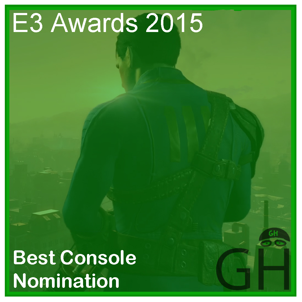 E3 Award Best Console Game Nomination Fallout 4