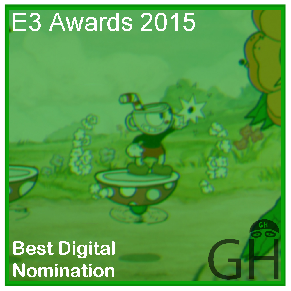 E3 Award Best Digital Game Nomination Cuphead