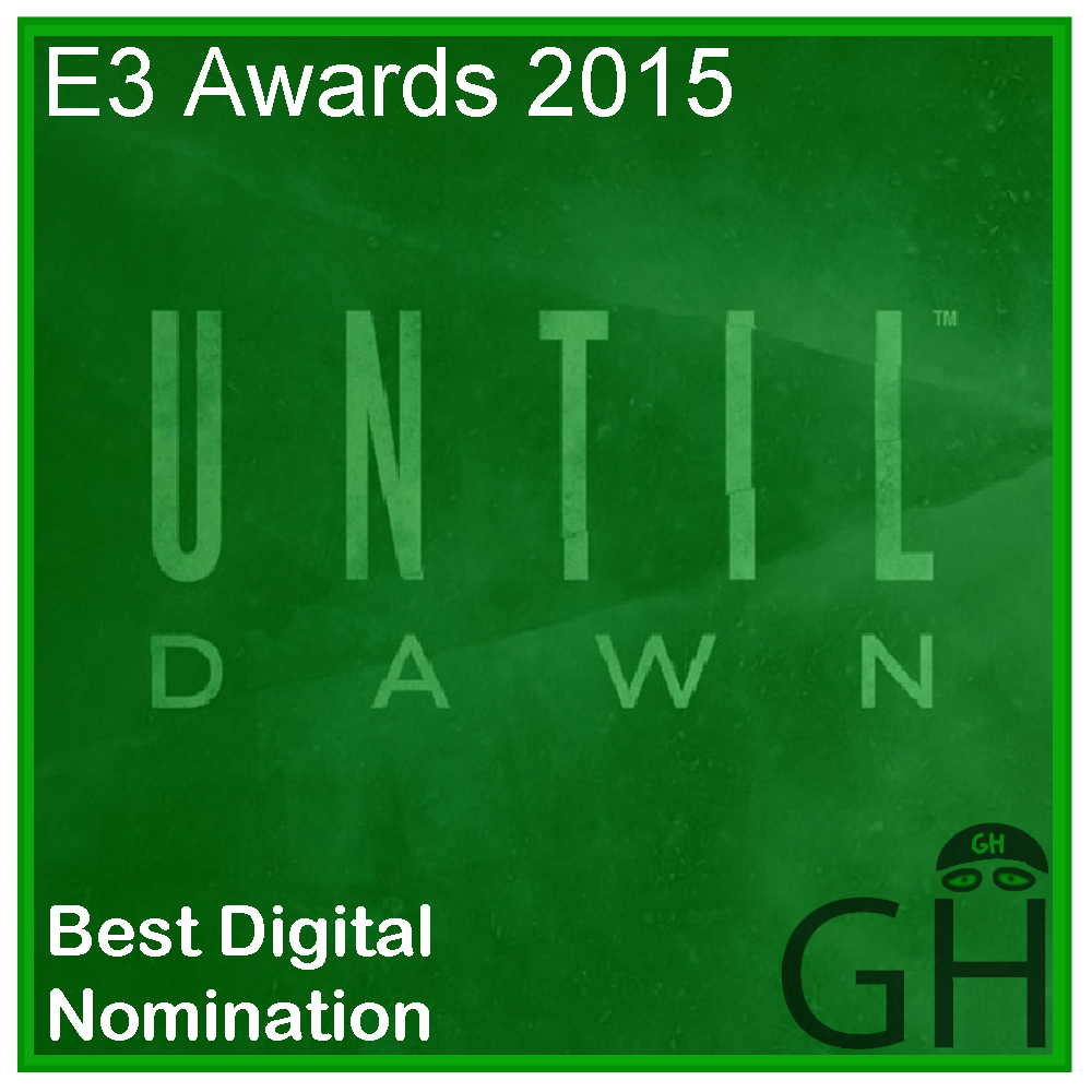 E3 Award Best Digital Game Nomination Until Dawn