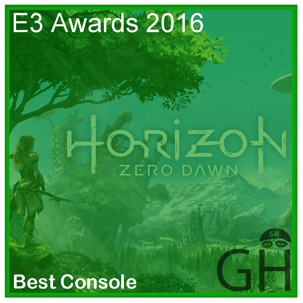 E3 Award Best Console Game Horizon Zero Dawn