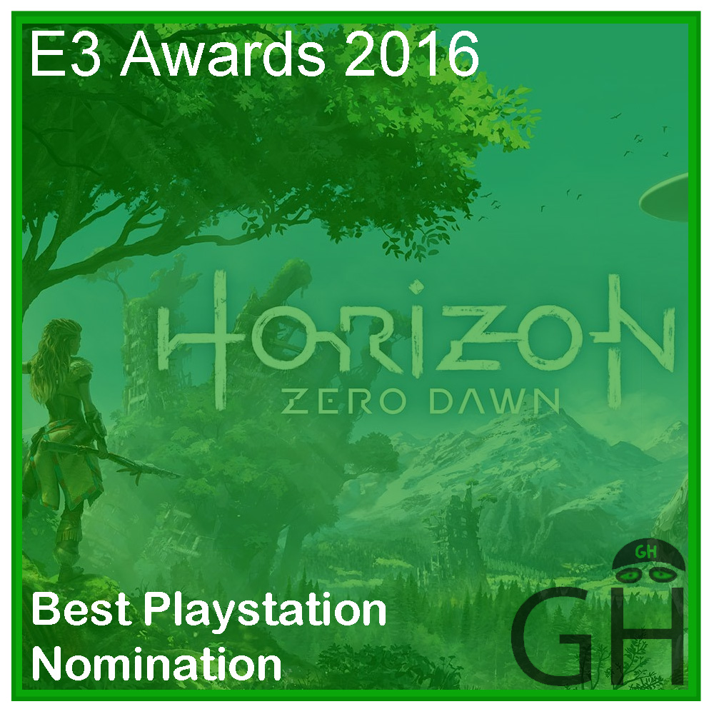 E3 Award Best Playstation Nomination Horizon Zero Dawn
