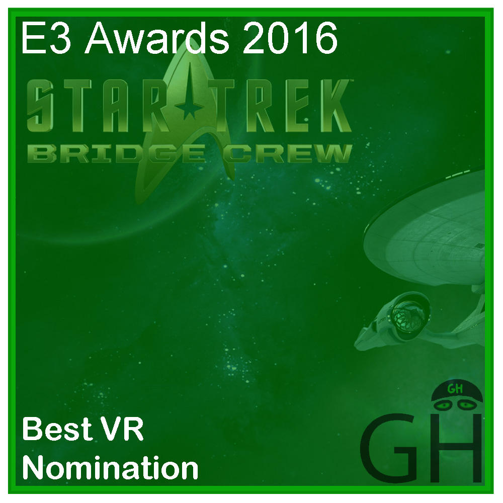 E3 Award Best VR Game Nomination Star Trek: Flight Deck