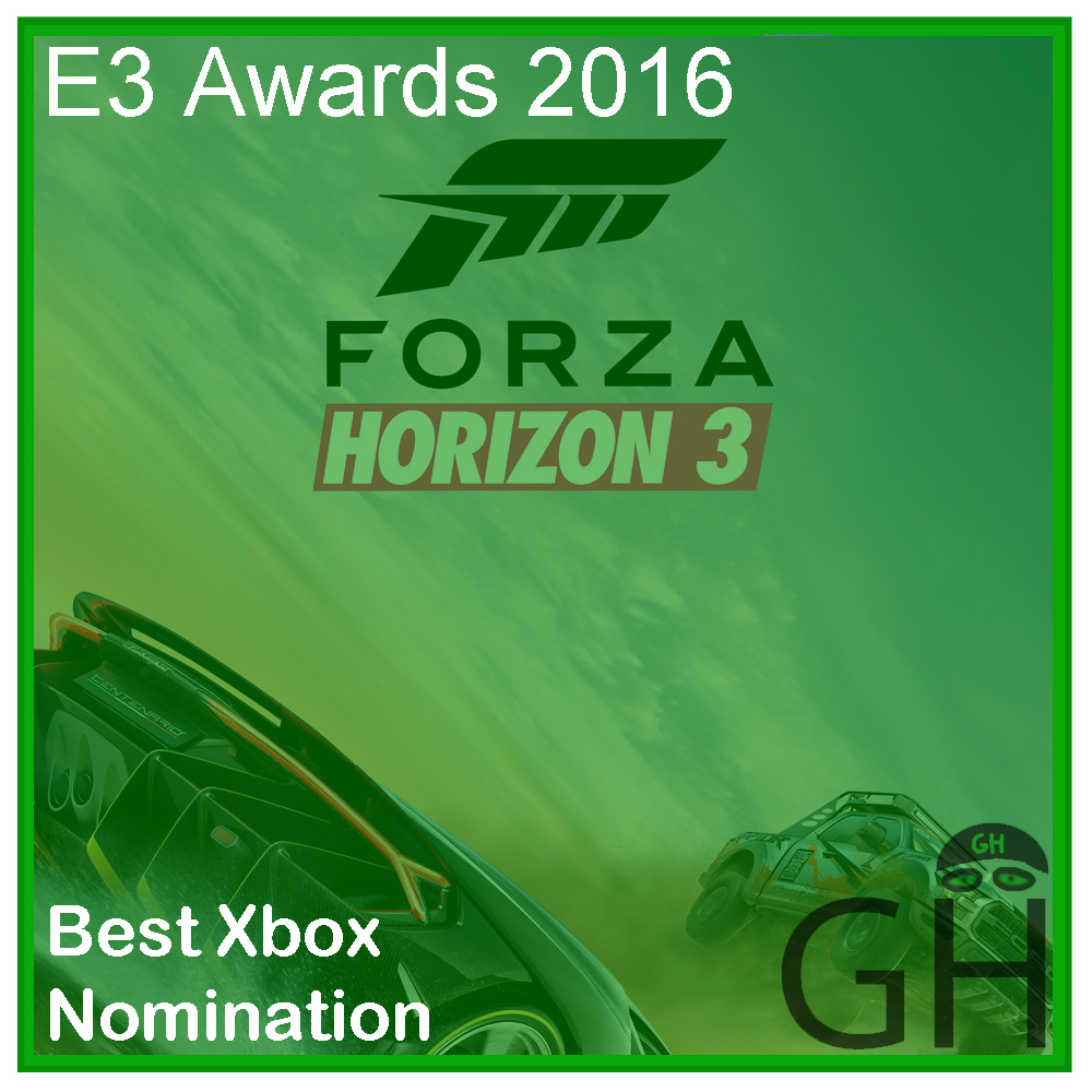 E3 Award Best Xbox Nomination Forza Horizon 3