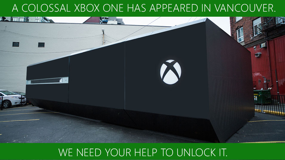 Colossal Xbox One in Vancouver