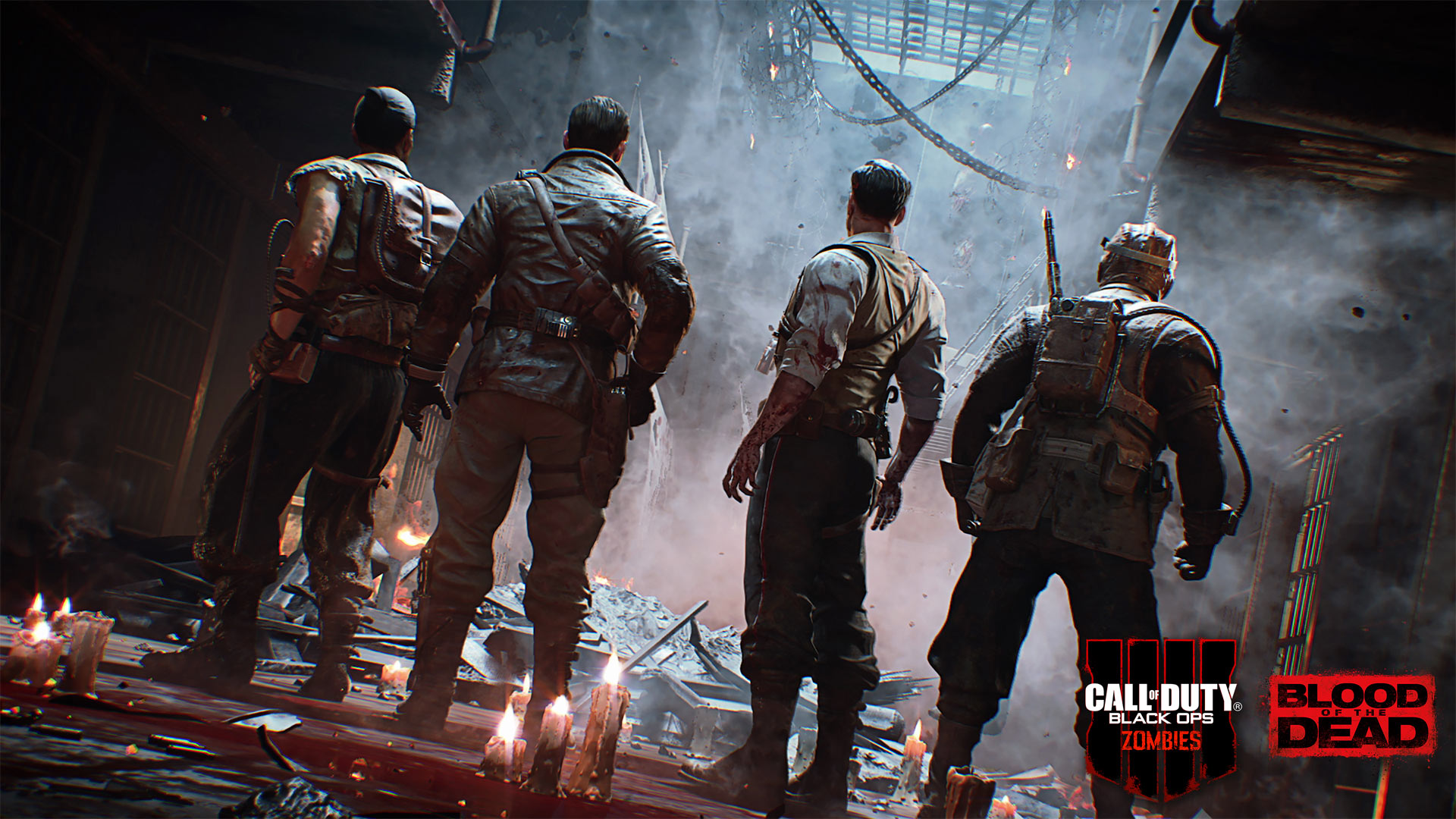 Call of Duty: Black Ops 4 זומבים ממפות מסך מסך