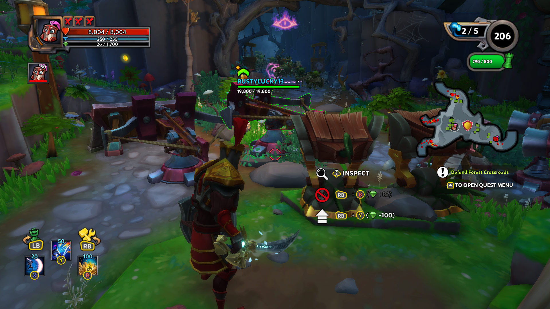 Dungeon Defenders II Xbox Wallpaper Screenshot