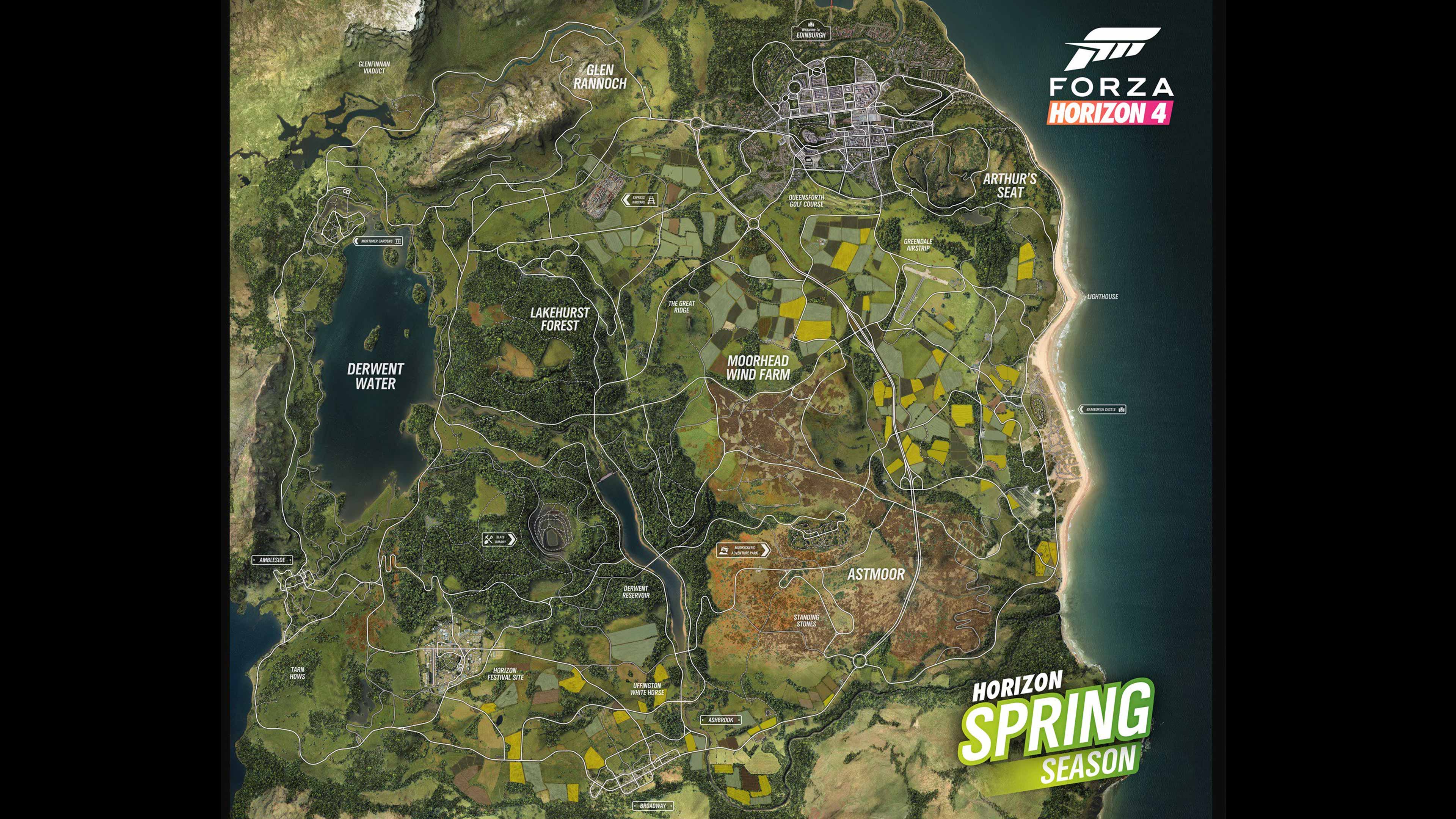 Forza Horizon 4 Full World Map Is Huge Comparison To - vrogue.co