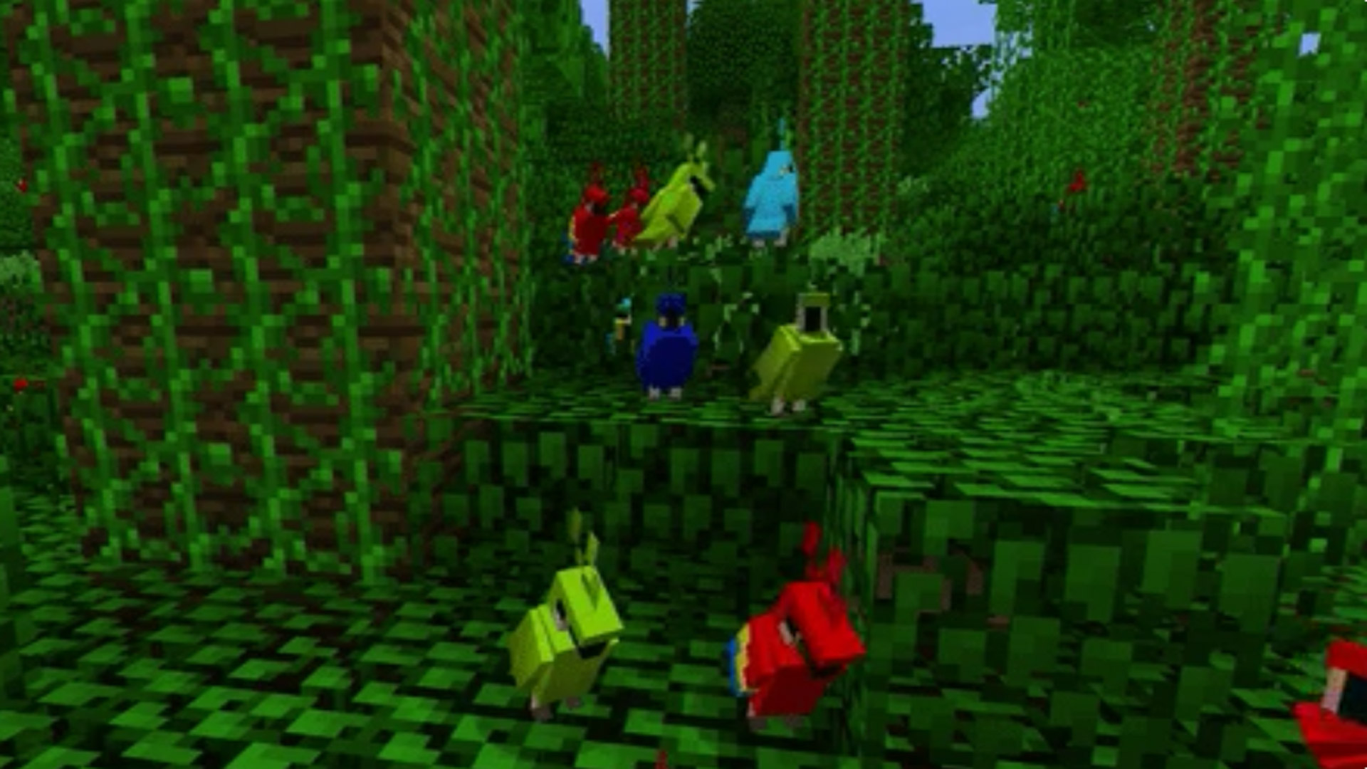 Minecraft Parrot Mobs with Taming