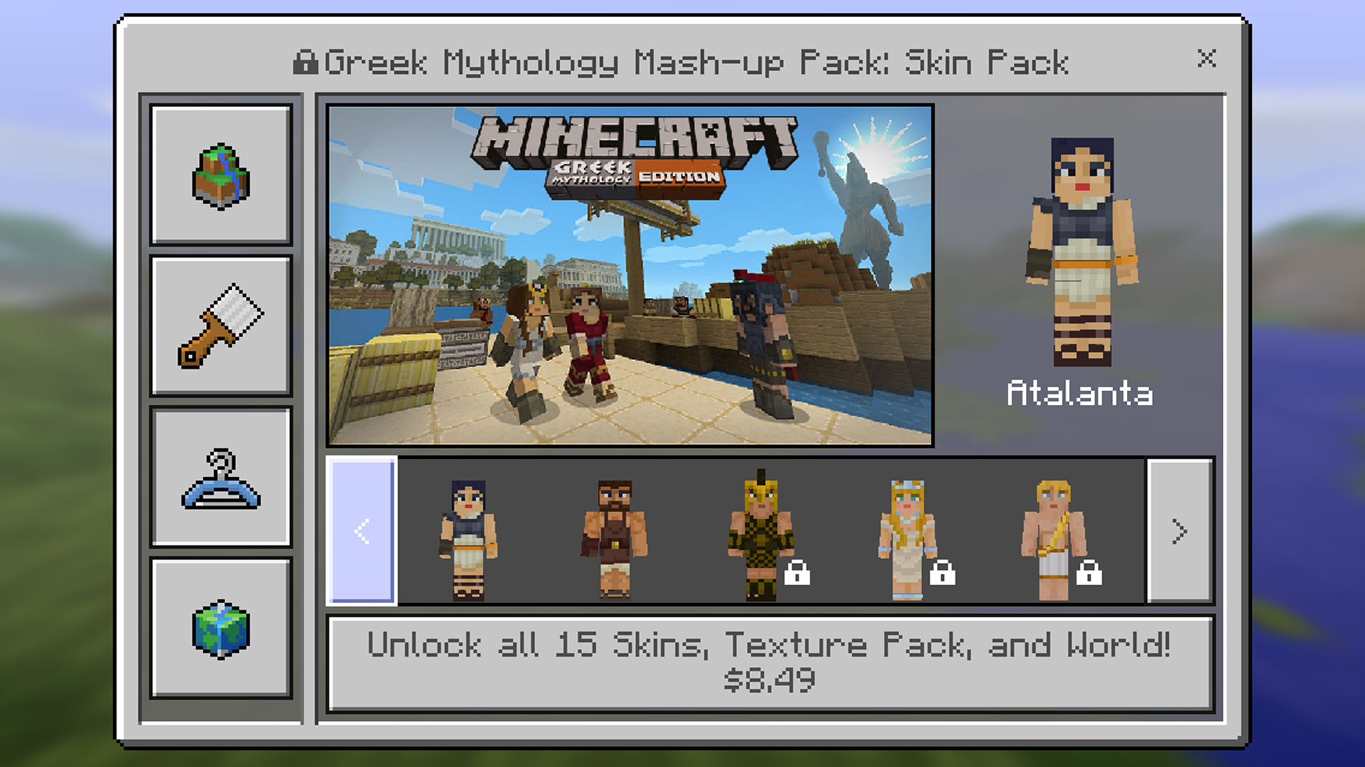 Minecraft: PlayStation 4 Edition - Greek Mythology Mash-up (2015