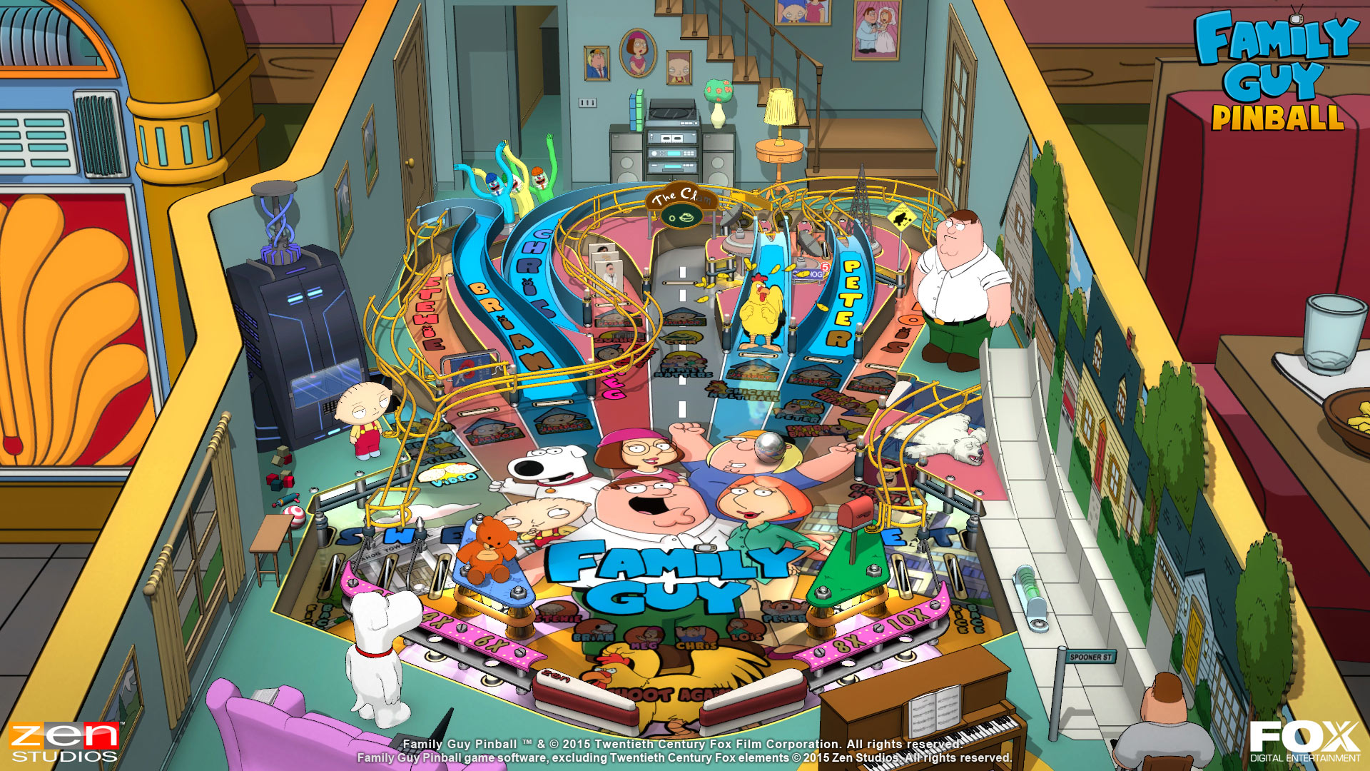 Pinball FX2 Family Guy Table
