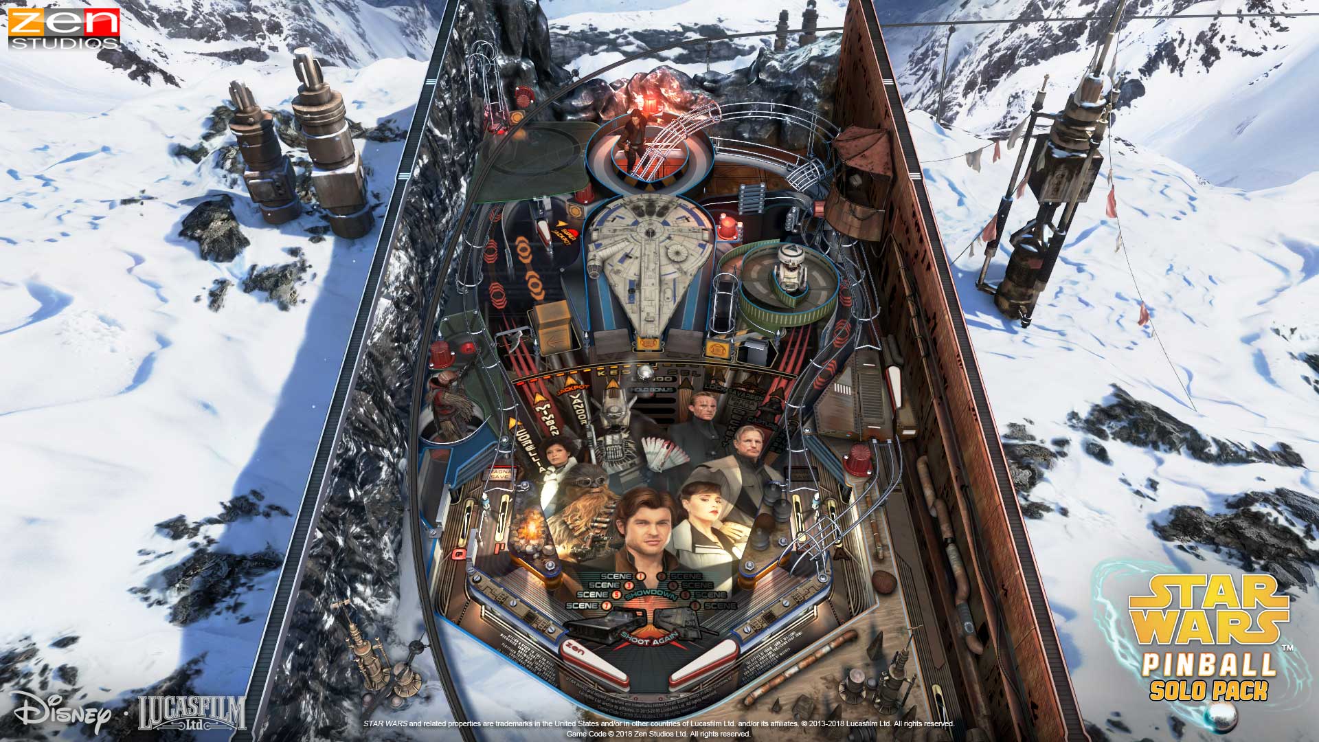 Pinball FX3 Star Wars Solo Table