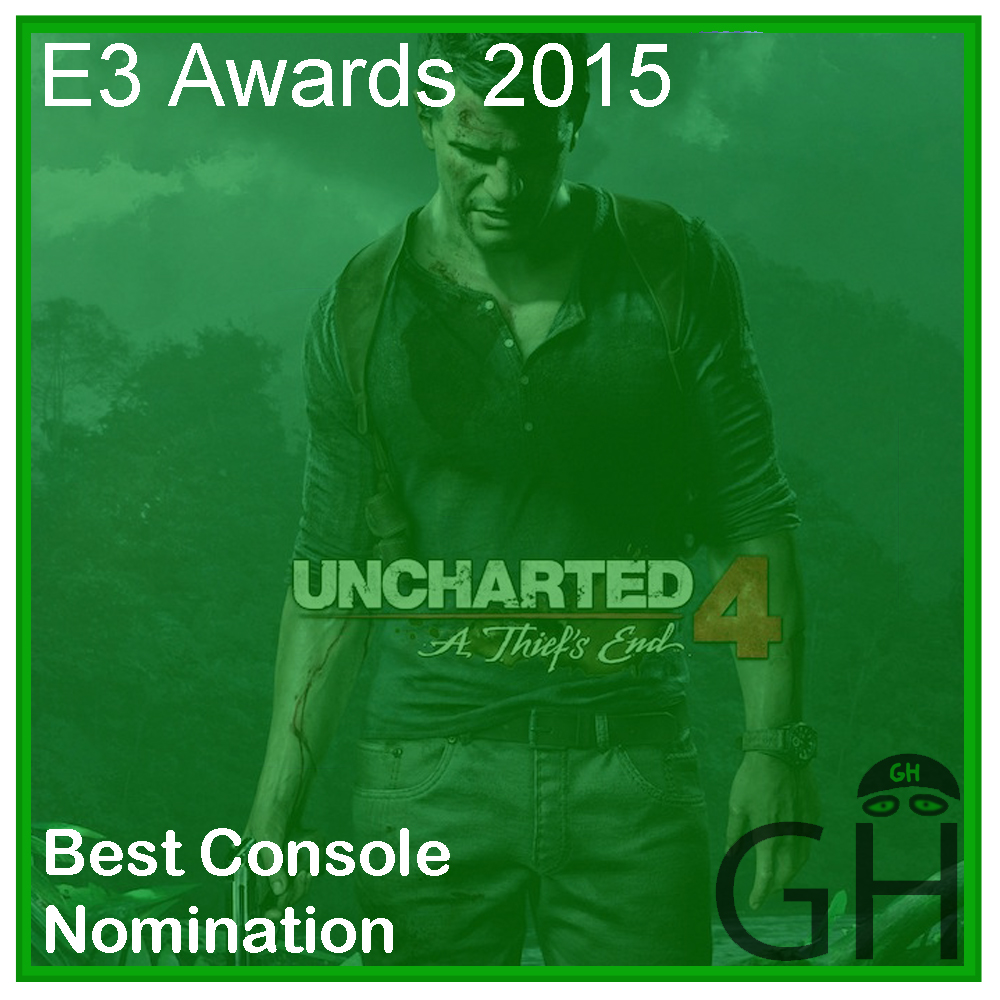 E3 Award Best Console Game Nomination Uncharted 4: A Thief's End