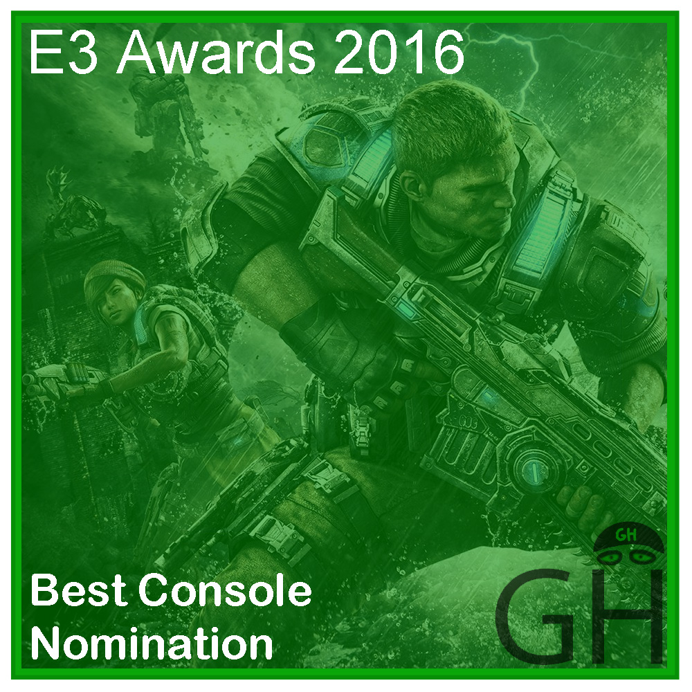E3 Award Best Console Game Nomination Gears of War 4