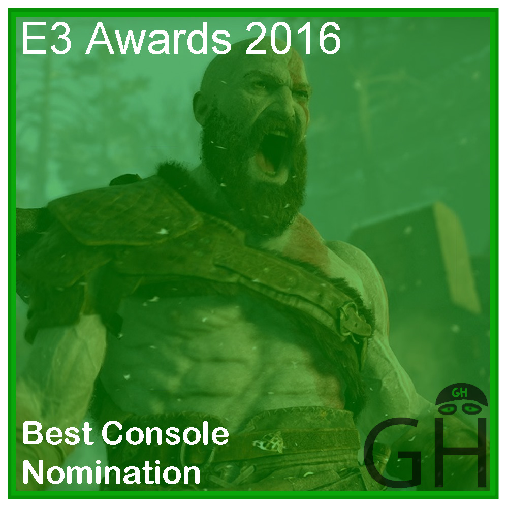 E3 Award Best Console Game Nomination God of War