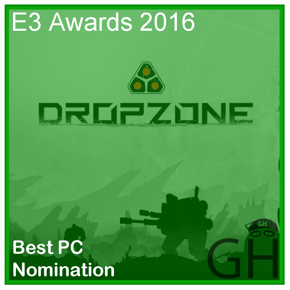 E3 Award Best PC Game Nomination Dropzone