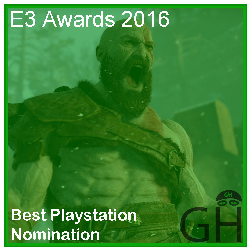 E3 Award Best Playstation Nomination God of War